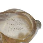 Archimede Seguso Murano - Bladgoud - Gesigneerd - Italie - 1960's thumbnail 5