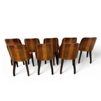 8 X De Coene Frères Chairs By Kortrijkse Kunstwerkstede Art Deco 1930S thumbnail 13