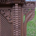 Carved Wooden Newari Window From Nepal thumbnail 10