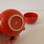 Set 3 Oranje Keramieke Schaaltjes Jaren 70 Tapas Schaal thumbnail 7