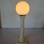 Vintage Pilaar Lamp Keramiek Zuil. thumbnail 2