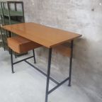 Vintage Bureau Laptop Tafel Smal Bureautje Kinderbureau Balie Werktafel Toonbank thumbnail 10