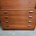 Secretaire / Bureau. Børge Mogensen Voor Søborg Møbler, Denemarken 1960'S thumbnail 11