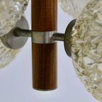 Vintage Plafondlamp, 4-Armige Lamp - Hout, Amberkleurig | 01200 thumbnail 5