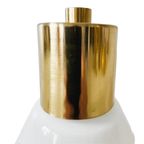 Vintage IKEA Wandlamp Goud Melkglas thumbnail 6