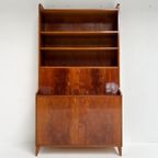 Mahoniehouten Boekenkast/ Secretaire Uit Denemarken, 1960’S thumbnail 3