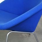 Vintage Blauwe Walter Knoll Duits Design Lounge Fauteuil Model 369 thumbnail 10