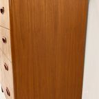 Scandinavisch Vintage Teak Fineren Ladekast Luvos thumbnail 4