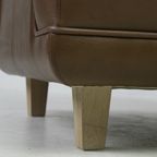 Søren Nissen And Ebbe Gehl Vintage Armchair In Brown Leather thumbnail 16