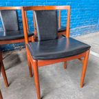 Set 5 (of 6) Deense Teak Stoelen , Findahls Møbelfabrik thumbnail 11