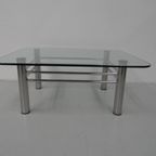 Salontafel Glas 1970's thumbnail 3