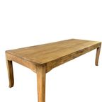 Vintage Xl Houten Tafel In Eik thumbnail 4