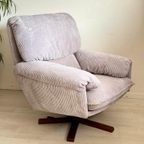 Vintage Leolux Draaifauteuil Rib thumbnail 8