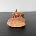 Houten Antilope, Mid Century thumbnail 9