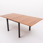 Vintage Italian Design Foldable Walnut Dining Table / Opvouwbare Eettafel From 1980’s thumbnail 2