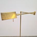 Regency Sölken Vloerlamp Messing Verstelbaar Leeslamp ´70 thumbnail 6