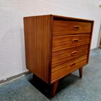 Mid Century Vintage Ladekastje Deense Ladekast Teak thumbnail 4