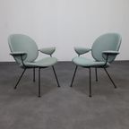 2x Fauteuil W.h. Gispen Kembo 1960s (setprijs) thumbnail 3