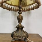 Vintage Messing Schemerlamp, Tafellamp, Lamp thumbnail 13