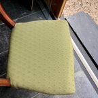 Antieke Stoelen 4 Hollandse Houten Eetkamerstoelen Gestoffeerd thumbnail 8