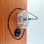 Suspensie In Licht Gerookt Gebarsten Glas, 1970 thumbnail 6