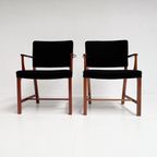 Set Van 2 Deense Mahoniehouten Stoelen Van Erik Bjorn Olsen thumbnail 13