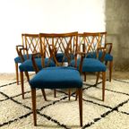 Set Of 6 Zijlstra Joure "Poly Z" Chairs, Abraham A. Patijn 1950S thumbnail 6