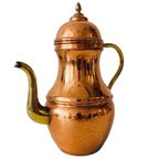 Vintage Theepot Koper En Messing thumbnail 8