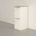 Vepa Afvalbak, Wit / Kersen Havanna, 117 X 40 Cm thumbnail 2