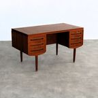 Vintage Bureau | Desk | Jaren 60 | J. Svenstrup | Deens thumbnail 2