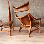 Lounge Chair And Footstool Designed By Yuzuru Yamakawa thumbnail 9