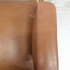 * Vintage Fauteuil Easy Chair Jaren 60 Cognac Skai thumbnail 9