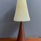 Teak Conic Table Lamp 1960S Denmark thumbnail 2