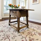 Vintage Houten Bobbin Console Tafel / Sidetable thumbnail 2