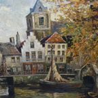 Nederlands Stadsaanzicht Johannes Karel Leurs (1865-1938) thumbnail 10