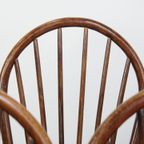 Set Van 8 Vintage Houten Windsor Spijlen Stoelen In Engelse Stijl Uit De Jaren ’70 thumbnail 10