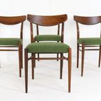 Set 4 Vintage Lübke Stoelen 'Waldbrunn' New Upholstery thumbnail 15