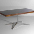 Zeldzame Vintage Mid-Century Executive Bureau Van Florence Knoll In Palissander Hout thumbnail 10