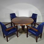 4 X Hugues Chevalier Conference Ying Bridge Chair / Leather thumbnail 19