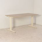 Aspa Bureau, Bladkleur Naar Keuze, 160X80 Cm, Hoogte Instelbaar Onderstel thumbnail 2