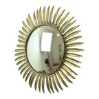 Mid Century Verkoperd Metalen Zonnespiegel Deknudt Convex 54Cm thumbnail 5
