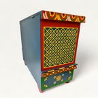 Folk Art Wedding Chest, Hand Painted, Central/Eastern Europe thumbnail 7