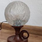 Space Age Tafellamp Glas Mat Bolvormig thumbnail 10