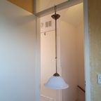 Vintage - Hanglamp - Plafondlamp - Uitschuifbare Stang -glas thumbnail 6