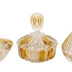 Vintage Phönix Amber Toiletset Parfumset Boudoir Bleikristal thumbnail 9