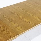 Vintage Deense Grote Ovalen Uitschuifbare Eettafel Xxl thumbnail 6