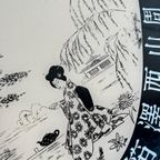 Vintage Tripod Bijzettafel / Side Table Chinese Stijl thumbnail 10