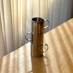 Vintage Stainless Steel Coffee Cups thumbnail 2