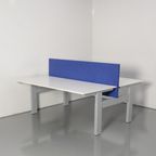 Voortman Benchwerkplek, Wit Blad, (2X) 180 X 80 Cm, Hoogte Instelbaar Onderstel thumbnail 2