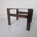 Vintage Rookglas Design Jaren 70 Side Table. thumbnail 4
